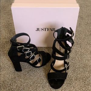 JustFab Dixi Heeled Sandal